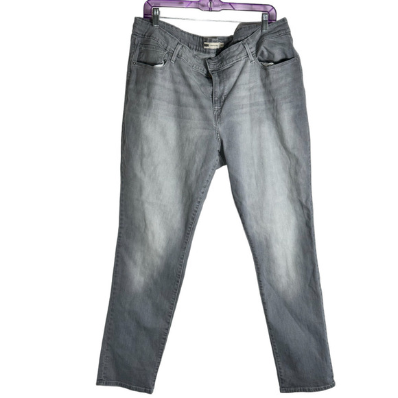 Womens Levi's Mid Rise Skinny Classic Levi's Style Gray Jeans 20